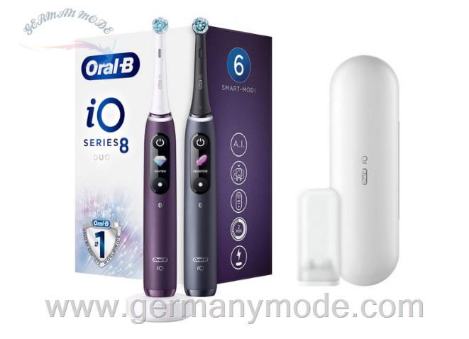 مسواک برقی اورال بی آمریکا Oral-B iO Series 8 Duo Violet Ametrine/Black Onyx