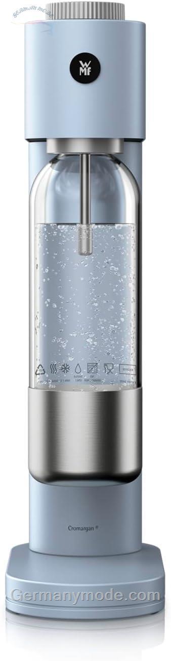 دستگاه سودا ساز آب گازدار وی ام اف آلمان WMF Element One تمام اتوماتیک ۳ سطح تنظیم رنگ جریان یخ آبی روشن