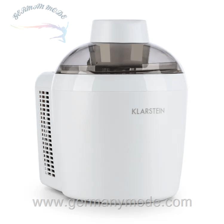 بستنی ساز 0.7 لیتر کلارشتاین آلمان Klarstein Schneeflöckchen Eiscremebereiter 700 ml/h Eismaschine Weiß