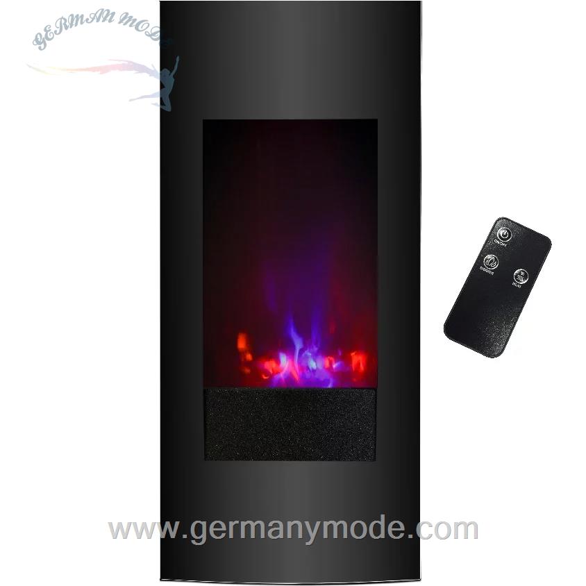 شومینه برقی دیواری کنترل از راه دور سینتروکس آلمان Syntrox Germany Wandkamin Vertikal Elektrokamin mit Fernbedienung