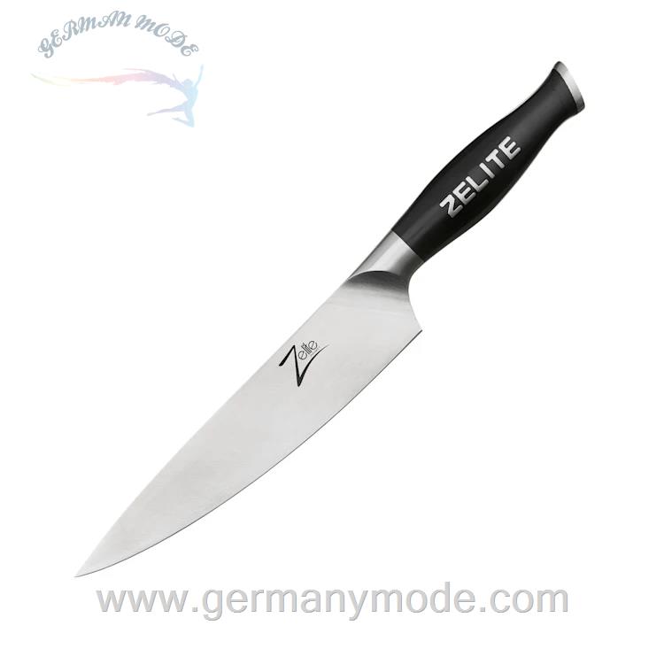 چاقو آشپزخانه 33.5 سانتیمتری کلارشتاین آلمان Klarstein Comfort Pro Serie 8 Chefmesser Messer Schwarz