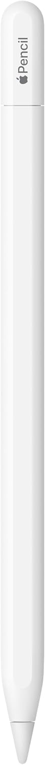 قلم لمسی اپل اورجینال Apple Pencil (USB C): دقت پیکسلی عالی، حساسیت شیب و تأخیر کم پیشرو در صنعت برای یادداشت برداری، طراحی و امضای اسناد. شارژ و جفت شدن از طریق USB C