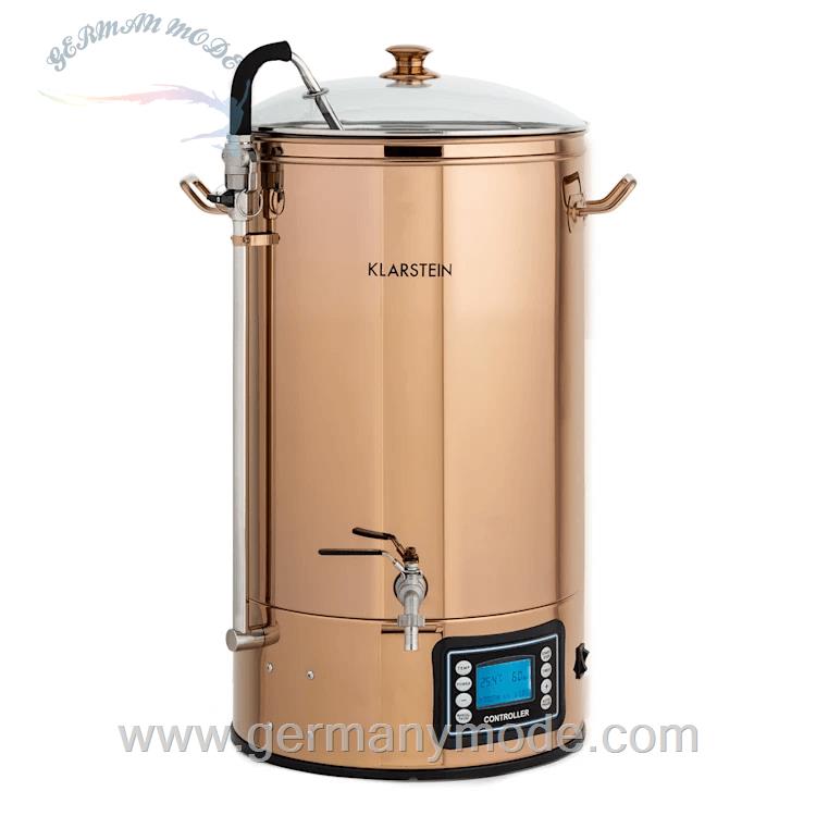 دستگاه تقطیر گلاب گیر عرق گیر 30 لیتری کلارشتاین آلمان Klarstein Mundschenk Maischekessel Kupfer