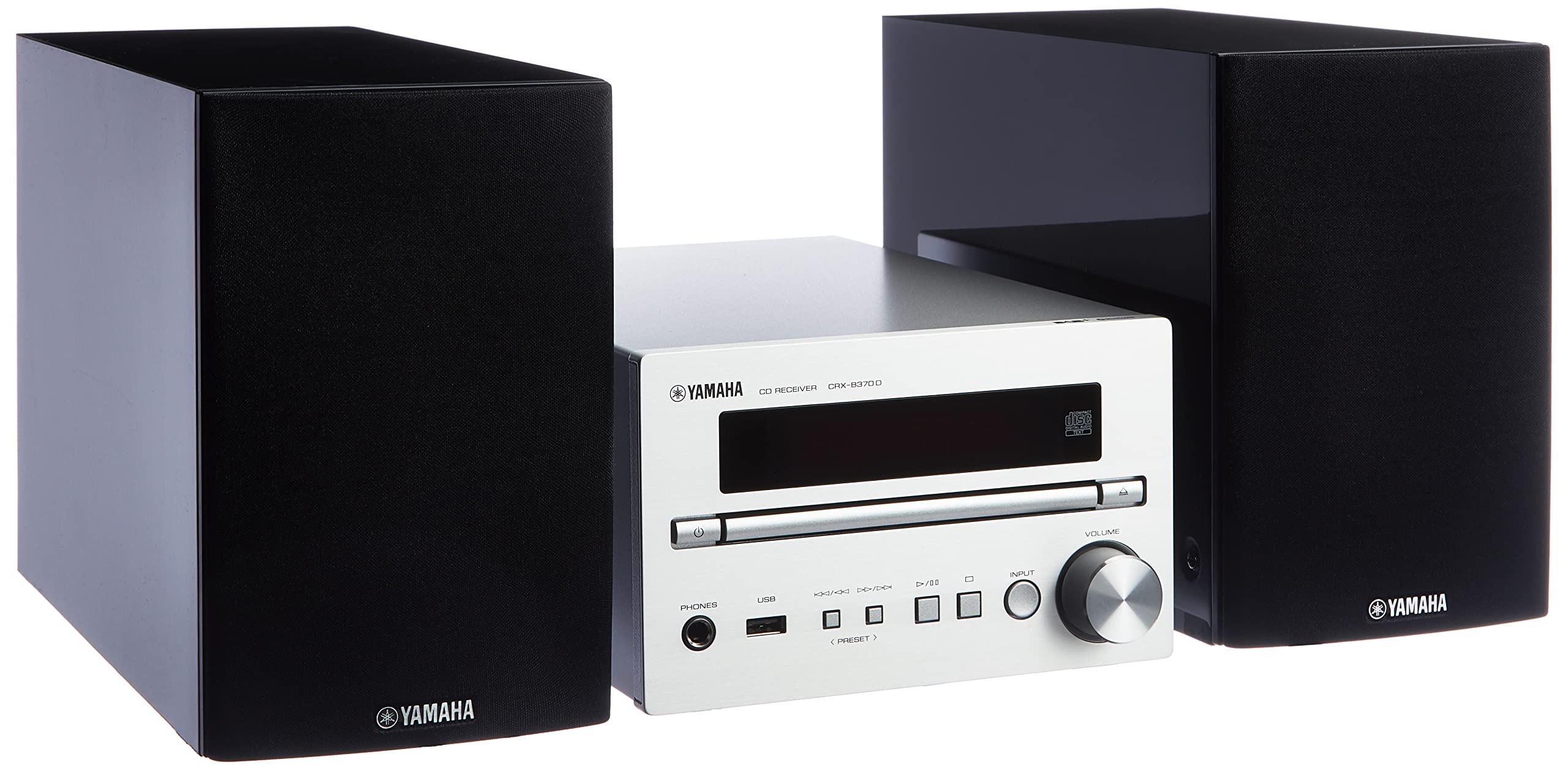 خرید از آمازون - Yamaha MCR-B370D silver argento/nero Single