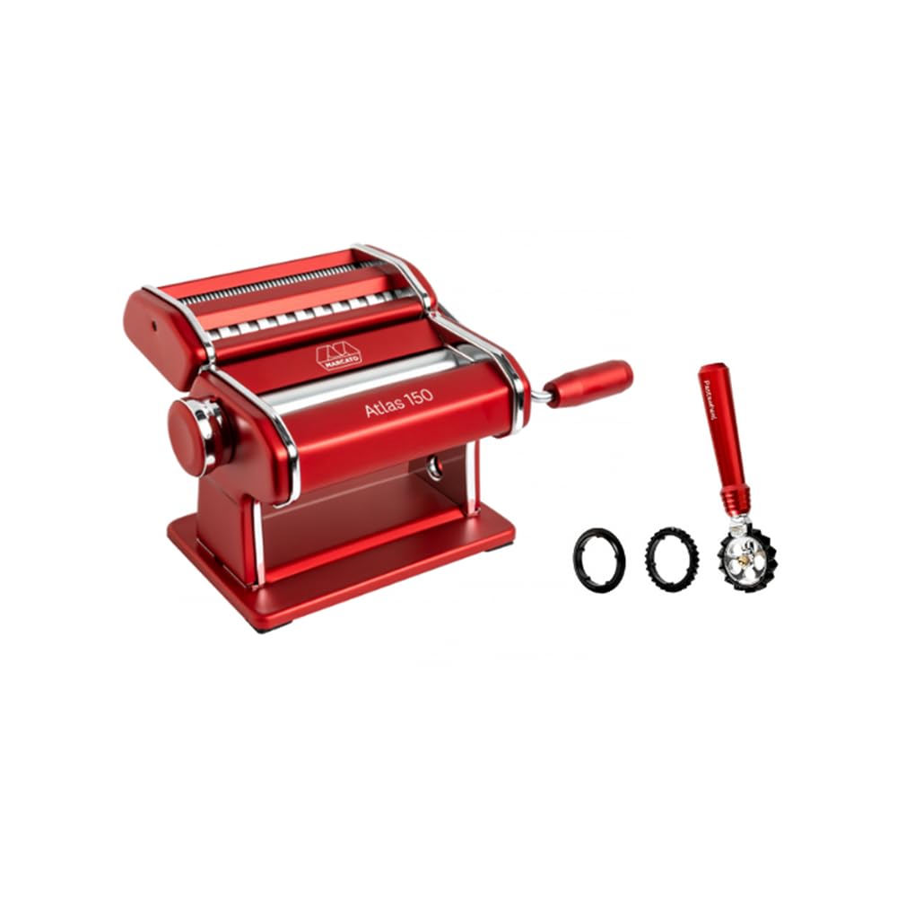 دستگاه پاستا ساز دستی Marcato Atlas 150 با چرخ برش پاستا