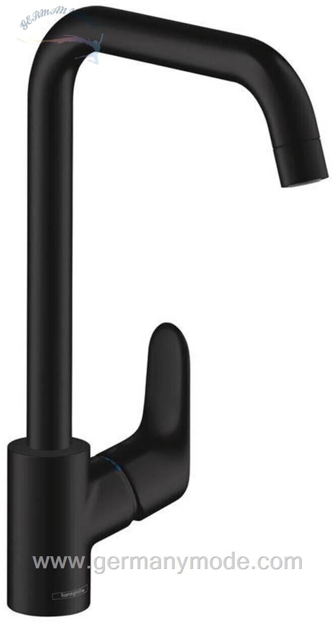 شیر مخلوط ظرفشویی هانس گروهه آلمان Hansgrohe Focus M41 Einhebel Küchenmischer 260 1jet 31820 mattschwarz 31820670