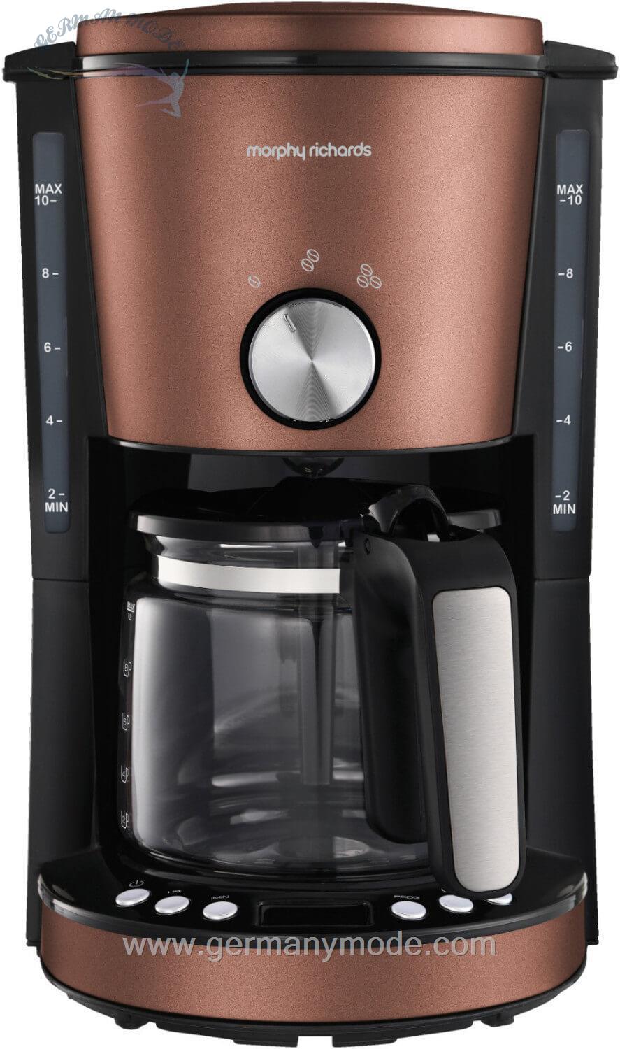 قهوه ساز مورفی ریچاردز انگلستان Morphy Richards Kaffeemaschine Evoke Bronze