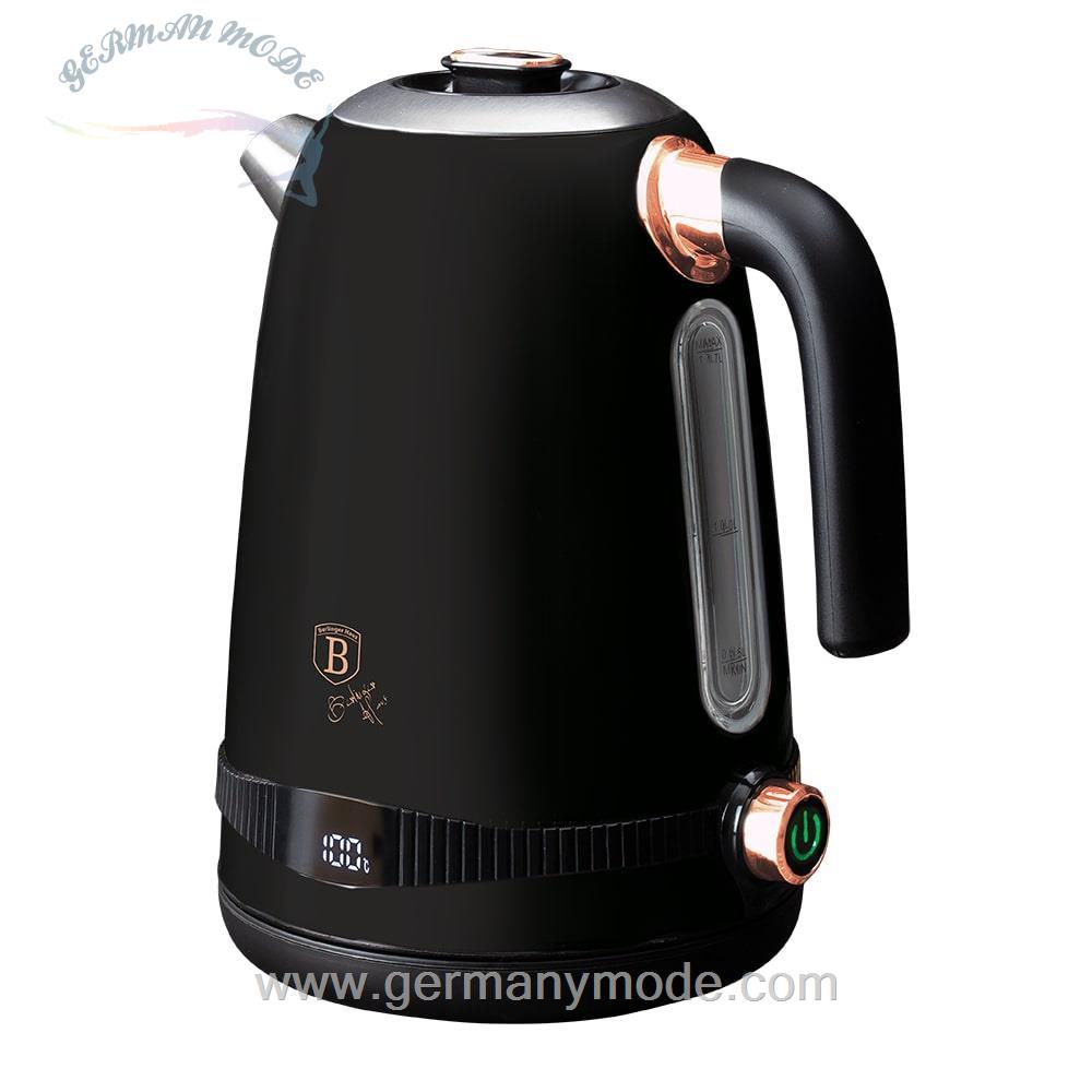 کتری برقی برلینگر هاوس مجارستان BERLINGER HAUS DIGITAL KETTLE BH-9331 BLACK ROSE COLLECTION