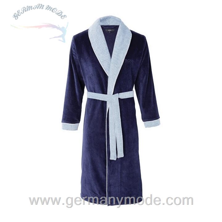حوله تن پوش مردانه هوگو باس آلمان HUGO BOSS HOME BADEMANTEL LORD Navy