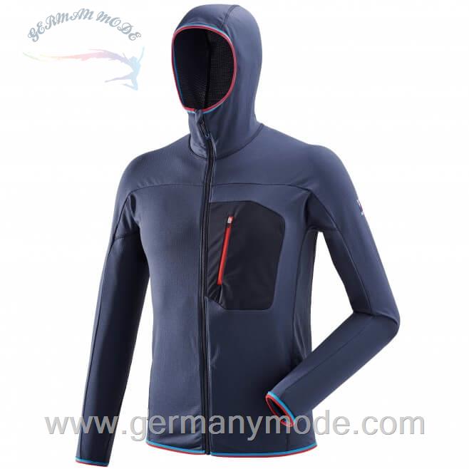کاپشن مردانه اسکی و کوهنوردی میلت فرانسه Millet Fleecejacke für Herren - marineblau TRILOGY LIGHTGRID HOODIE M