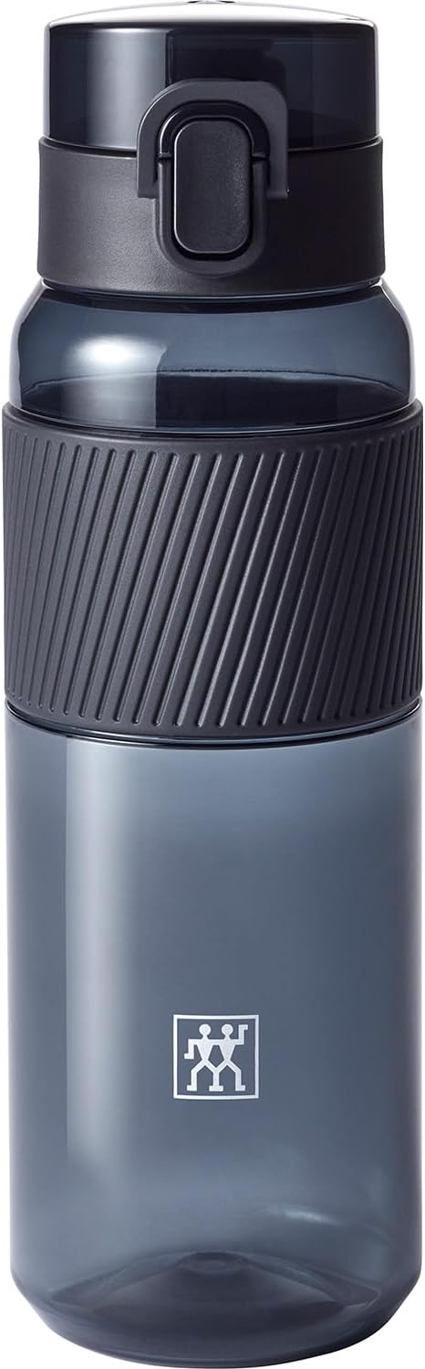 قمقمه ورزشی بطری آب زولینگ آلمان ZWILLING بدون BPA برای تناسب اندام، اوقات فراغت و محل کار، ساخته شده از Tritan، مشکی، 680 میلی لیتر