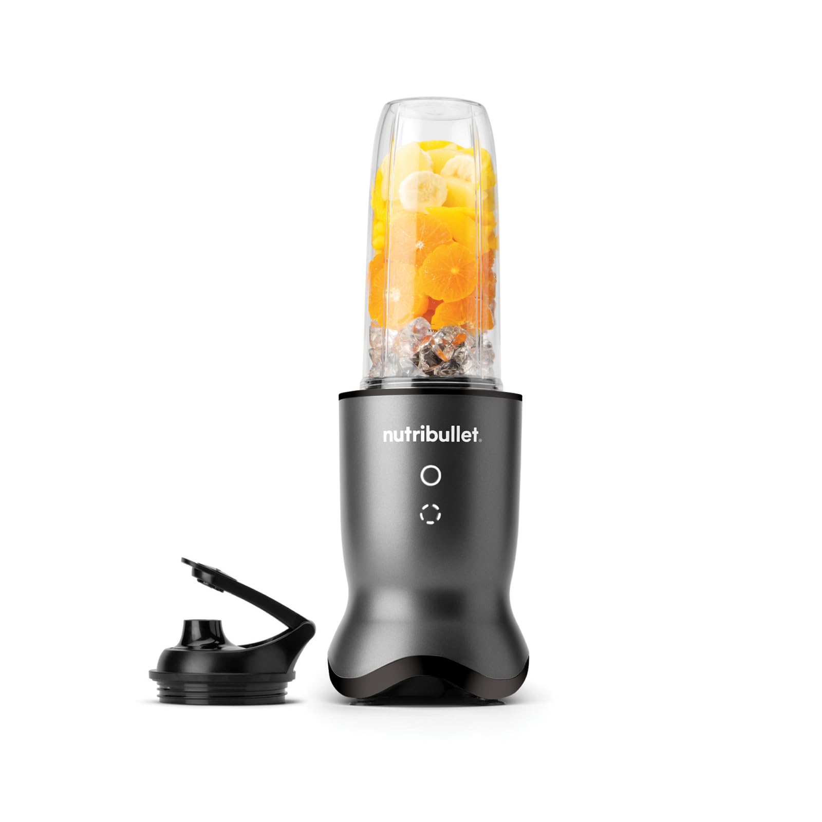 اسموتی‌ ساز نوتری‌ بولت آمریکا مخلوط کن شخصی Nutribullet، قدرتمندترین مخلوط کن تک نفره، 1000 وات و موتور بی صدا، فنجان 900 میلی لیتری Tritan Renew، دکمه های کنترل لمسی روشن، سبک مدرن و مینیمالیستی