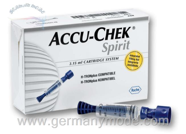 سوزن تزریق انسولین اکیو چک آلمان Accu-Chek Spirit 3,15 ml Ampullen System (25 Stk.)