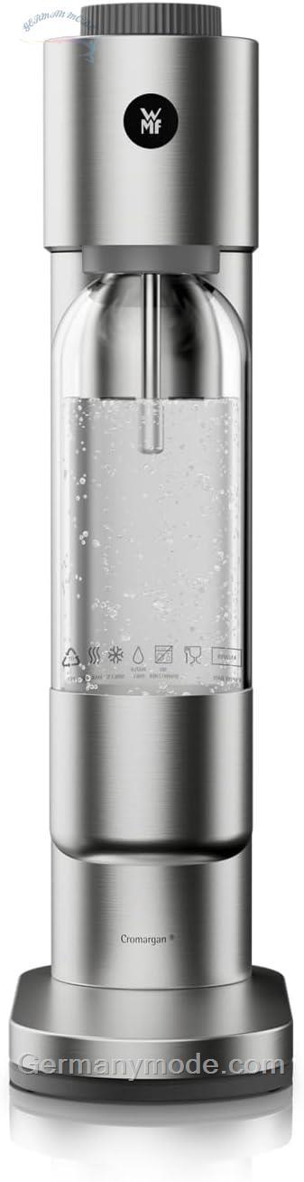 دستگاه سودا ساز آب گازدار وی ام اف آلمان WMF Element One تمام اتوماتیک 3 حالت تنظیم تنها با لمس یک دکمه، نقره‌ای