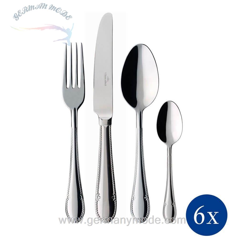 سرویس قاشق چنگال 24 پارچه ویلروی اند باخ آلمان Villeroy & Boch Mademoiselle Besteckset 24-teilig