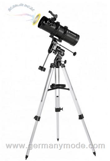 دوربین تلسکوپی پایه دار برسر آلمان BRESSER Teleskop Teleskop Pluto 114 500 EQ mit Handy Adapter