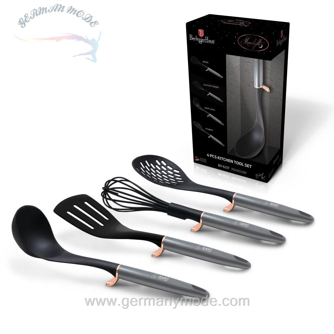 ست کفگیر ملاقه 4 پارچه برلینگر هاوس مجارستان Berlinger Haus Kitchen Utensils BH/6237 Moonlight Collection
