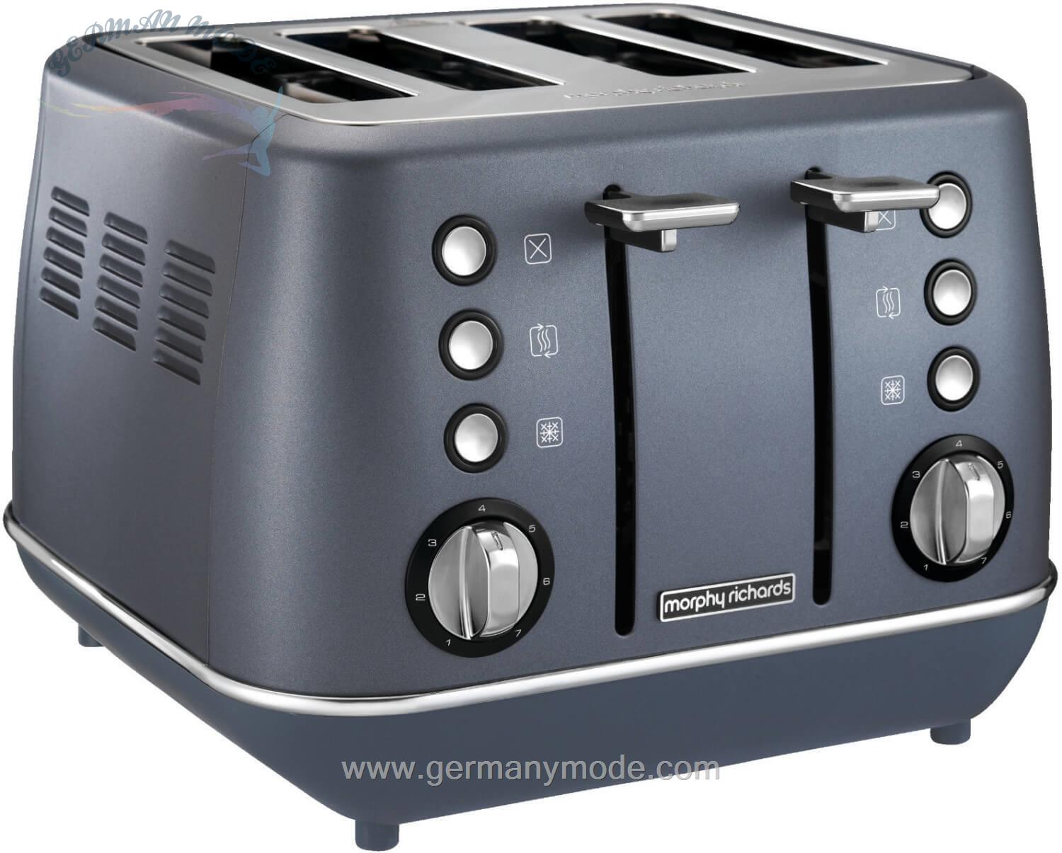 توستر مورفی ریچاردز انگلستان Morphy Richards Evoke 24010 steel blue 240102