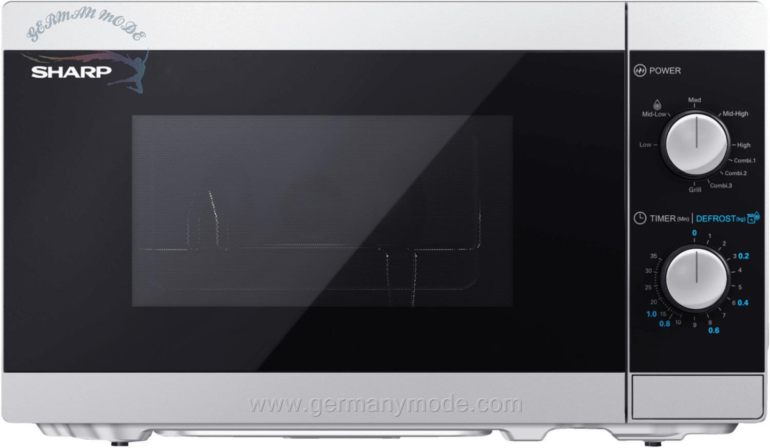 مایکروویو 20 لیتری شارپ Sharp YC-MG01E S silver