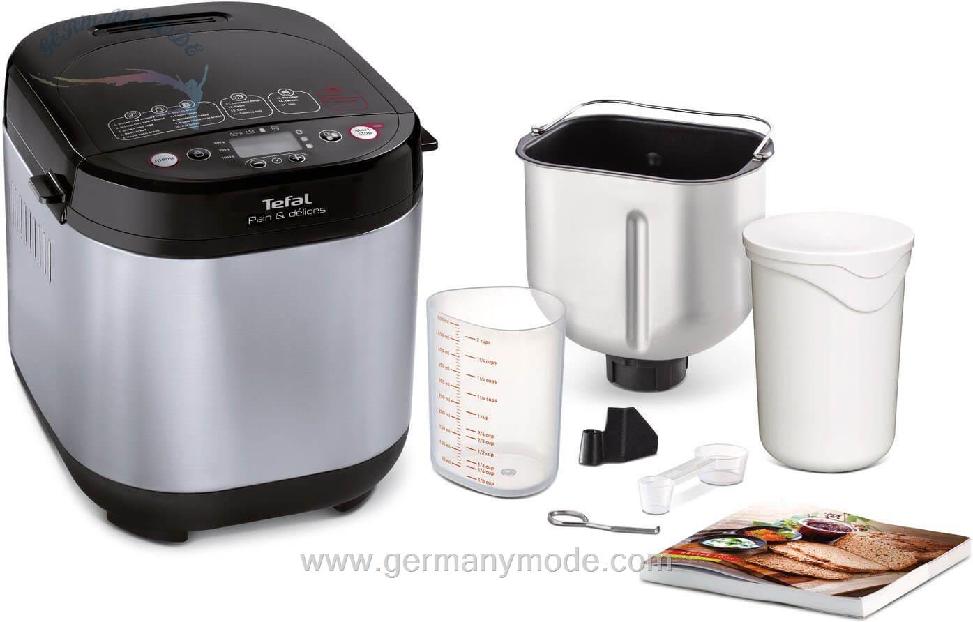 نان و کیک پز تفال فرانسه Tefal Brotbackautomat Pain-Délices PF240E, 20 Programme, 610 W
