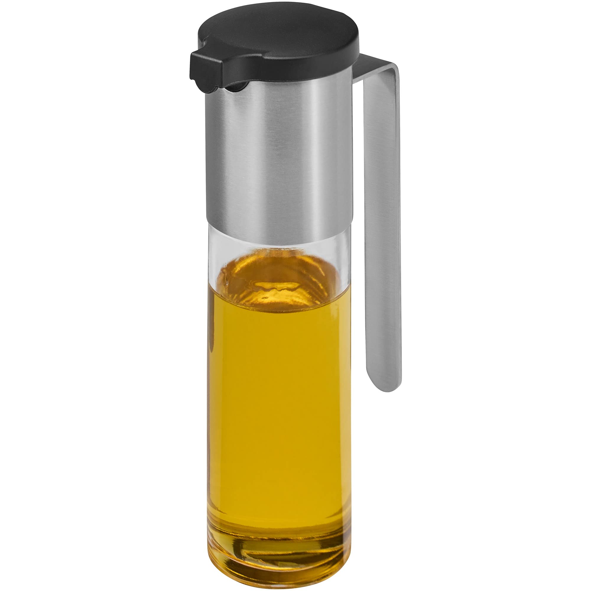 خرید از آمازون - دستگاه پخش سرکه و روغن دبلیو ام اف بیسیک 120 میلی لیتر، دستگاه پخش سرکه و روغن با درب معطر، دهانه برگشت، ظرف شیشه ای، فولاد ضد زنگ کرومارگان مات