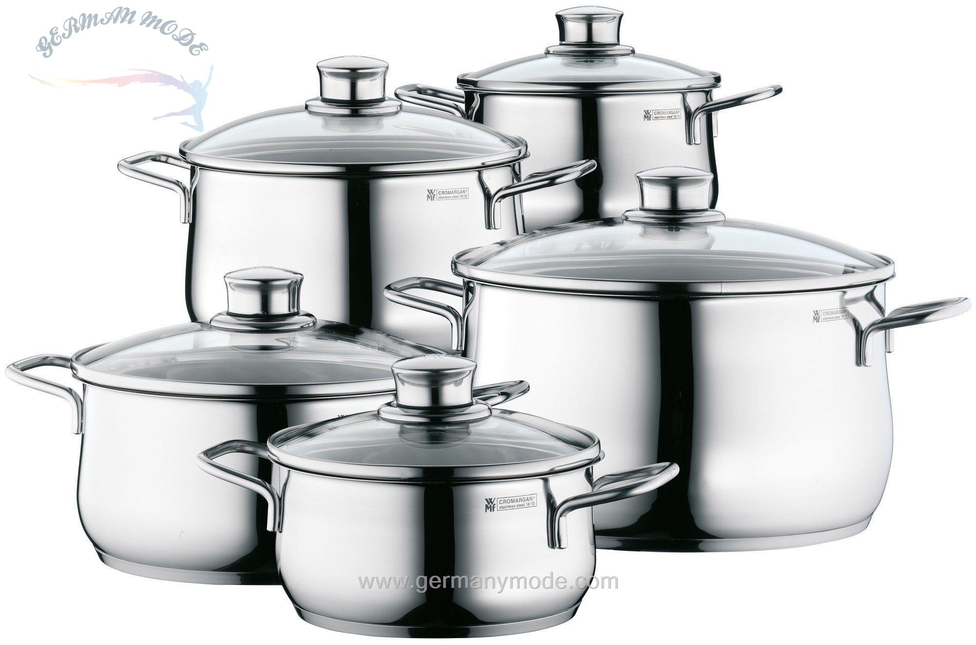 سرویس قابلمه 5 پارچه وی ام اف آلمان WMF Diadem Plus Kochgeschirr-Set 5 tlg