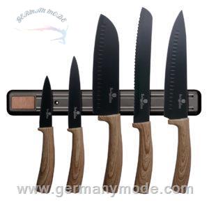 ست چاقو آشپزخانه 6 پارچه برلینگر هاوس مجارستان BERLINGER HAUS 6-PIECE KNIFE SET BH/2541 FOREST COLLECTION