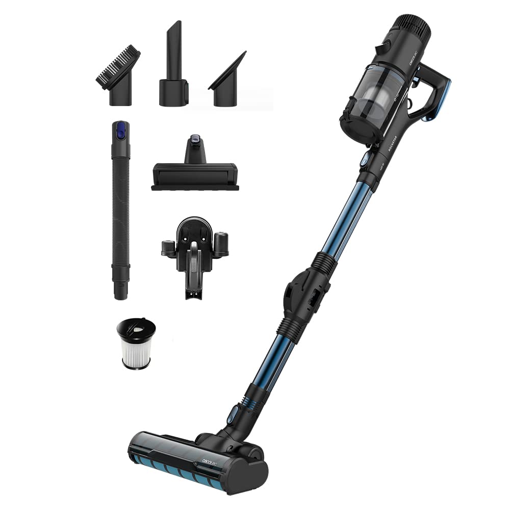 جارو شارژی سکوتک اسپانیا Cecotec مدل Conga Rockstar 990 Titanium Ergofle سه کاره، ،۱۵۰ وات، ۱۰۰ دقیقه کارکرد خودکار