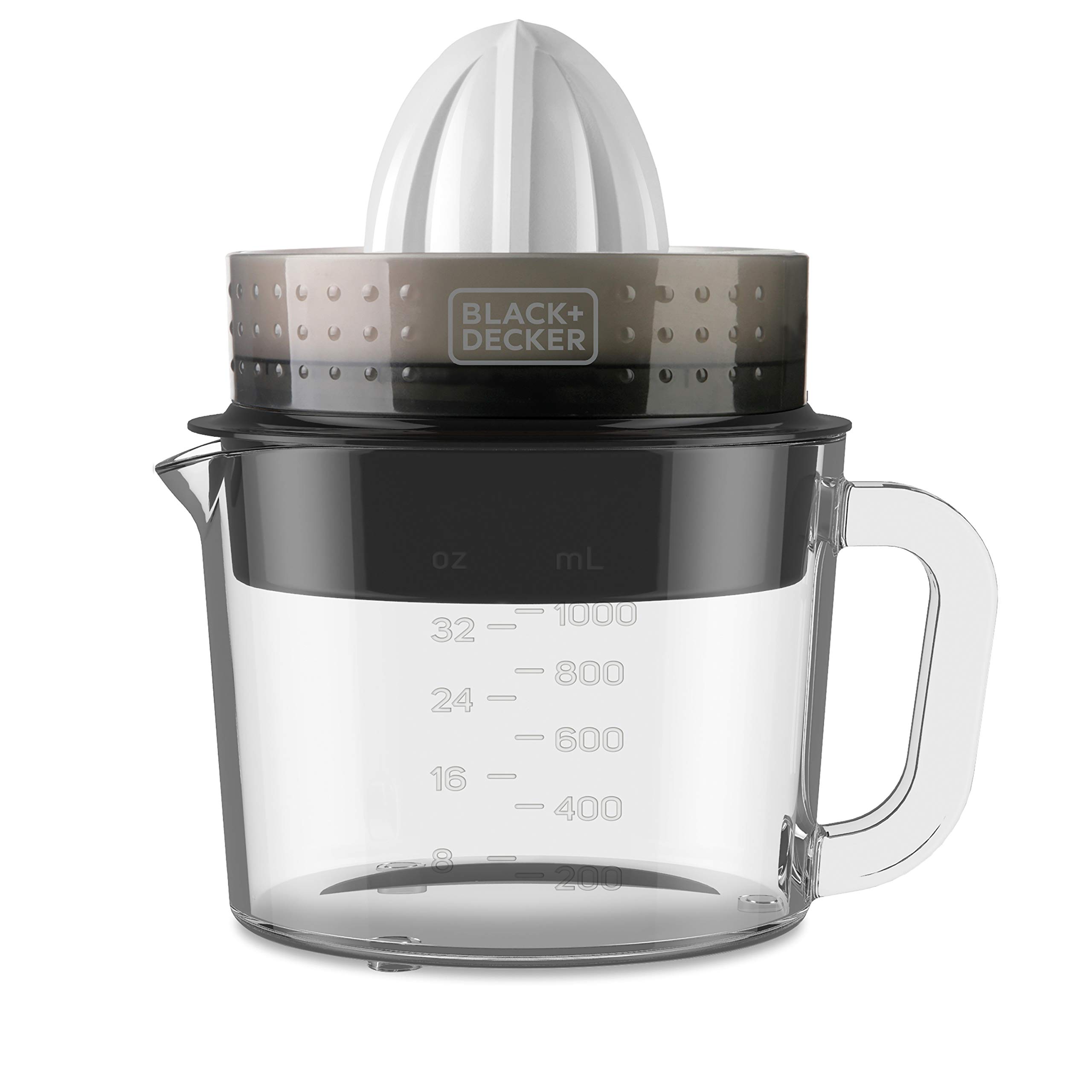 آب مرکبات گیری بلک اند دکر آمریکا BLACK+DECKER | BXCJ30E | 30 وات | 1 لیتر | با پارچ شیشه ای | سفید شفاف
