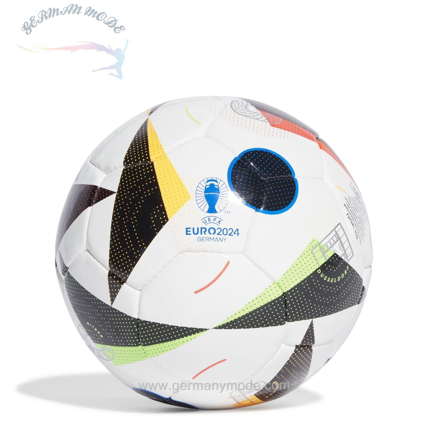 توپ فوتبال ادایداس Adidas Fussballiebe Sala Euro 2024 FIFA Quality Pro Ball IN9364, Footballs Unisex, White, 4 EU