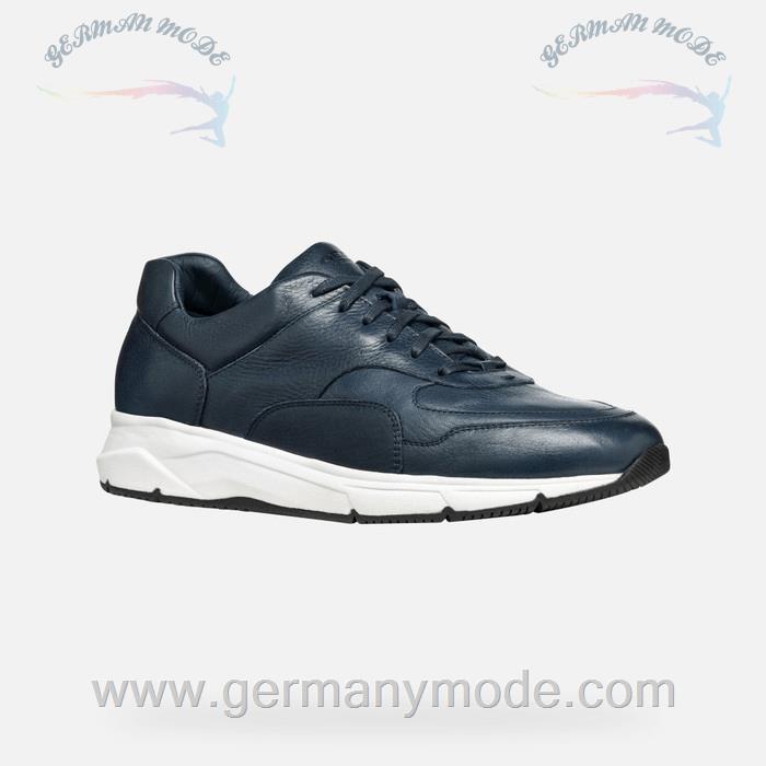کتانی ورزشی مردانه جی اوکس ایتالیا GEOX NIEDRIGE SNEAKERS Radente Herr Marineblau