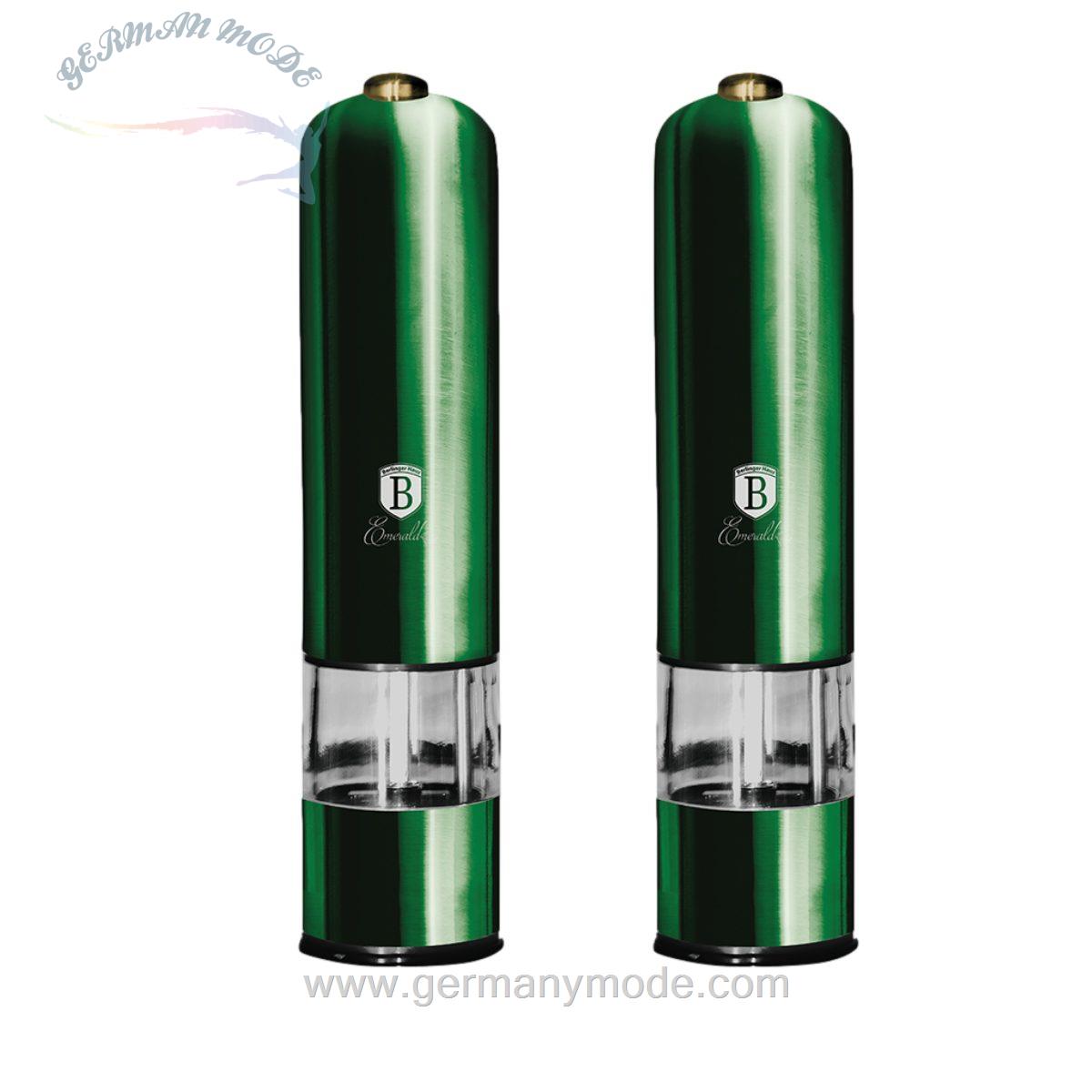 ست آسیاب نمک و فلفل برقی برلینگر هاوس مجارستان Berlinger Haus Electric Salt / Pepper Mill Set BH-9112 Emerald Collection