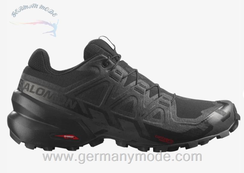 کتانی تریل رانینگ دو کوهستان زنانه سالامون فرانسه SALOMON SPEEDCROSS 6 Trailrunning Schuhe Damen Black Black Phantom