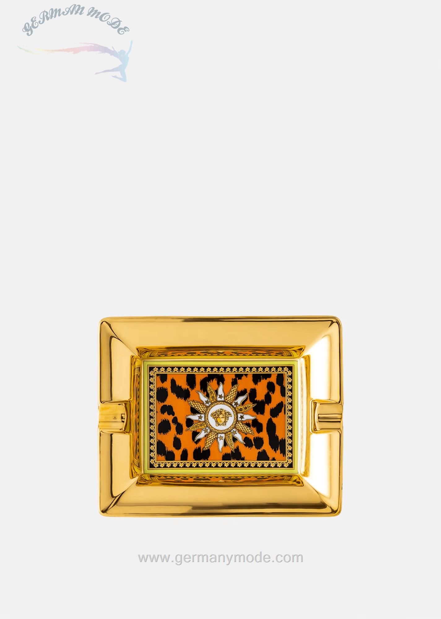 زیر سیگاری ورساچه ایتالیا VERSACE JUNGLE ANIMALIER ASCHENBECHER 13 CM