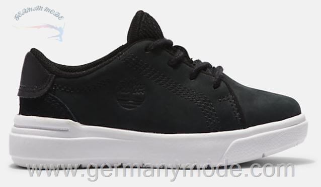 کتانی بچگانه تیمبرلند آمریکا TIMBERLAND SENECA BAY LEATHER TODDLER TRAINERS IN BLACK