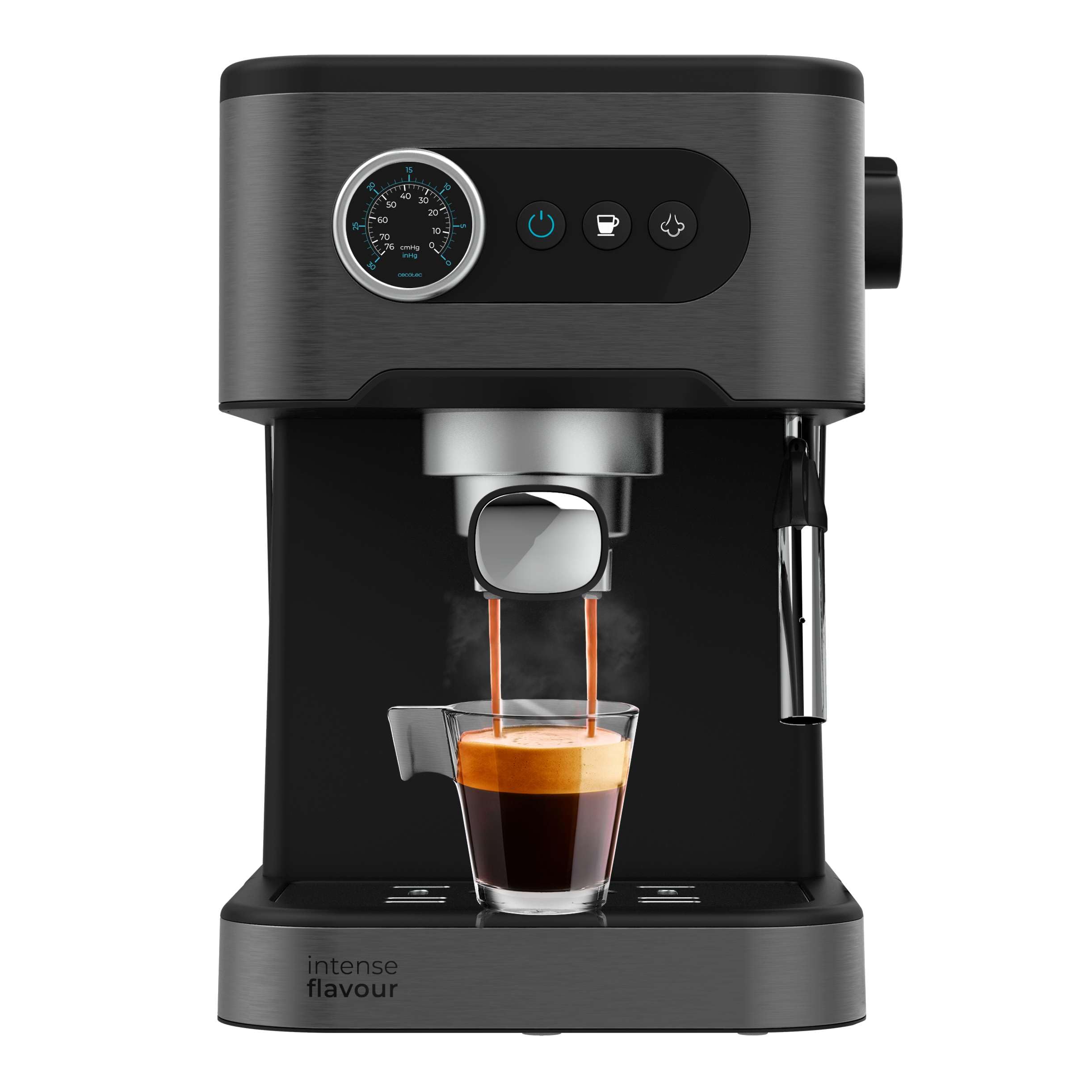 اسپرسو ساز سکوتک اسپانیا Cecotec مدل Power Espresso 20 Pro. فشار ۲۰ بار اسپرسو و کاپوچینو با کیفیت بالا
