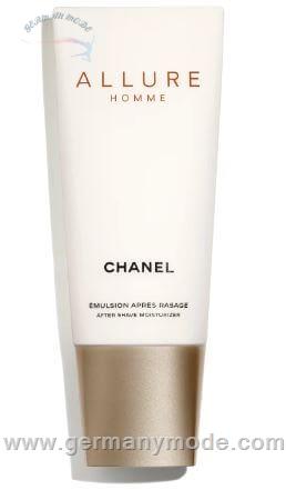 امولسیون بعد اصلاح مردانه الور هوم 100 میل شنل فرانسه CHANELALLURE HOMME AFTERSHAVE EMULSION 100 ml