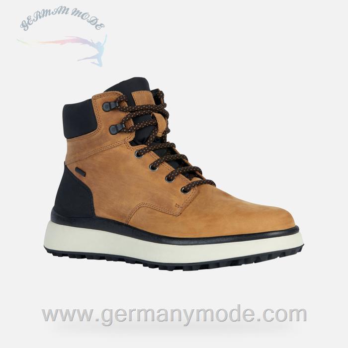 نیم بوت ضد آب مردانه جی اوکس ایتالیا GEOX WASSERDICHT WANDERSCHUHE Granito + Grip Abx Herr Ocker