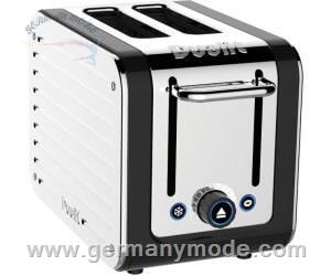 توستر دوالیت انگلستان Dualit Architect 2-Schlitz-Toaster 2-Schlitz Schwarz