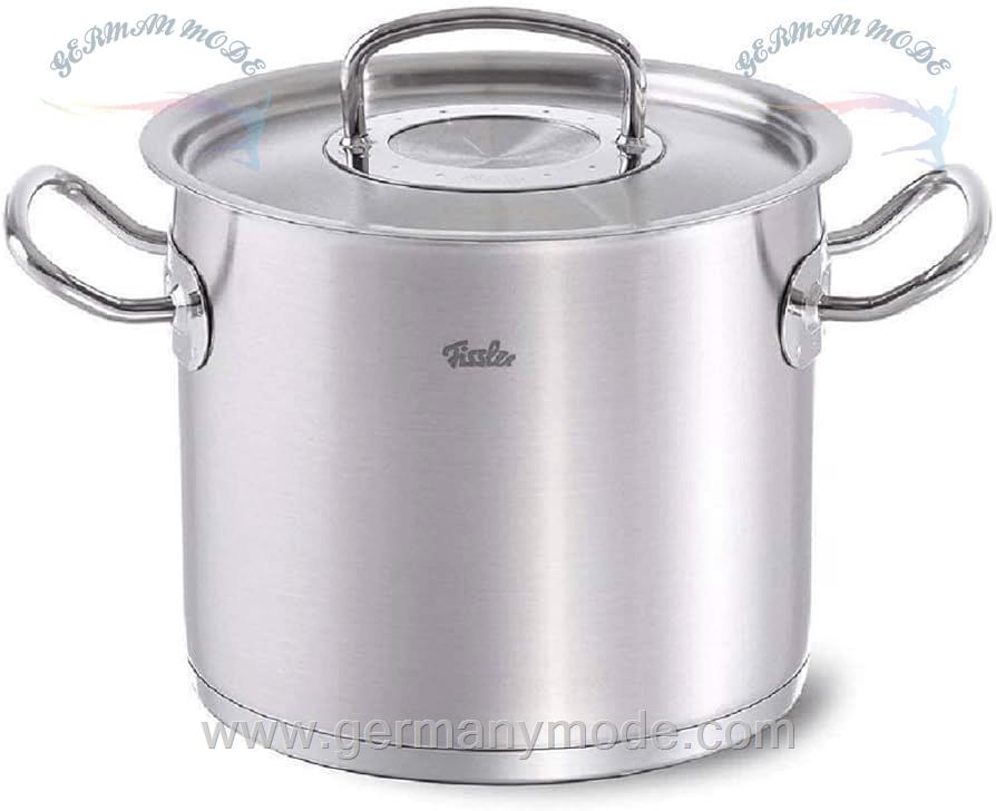 قابلمه 28 سانتی فیسلر آلمان Fissler Original-Profi Collection hoher Kochtopf mit Metalldeckel 28cm