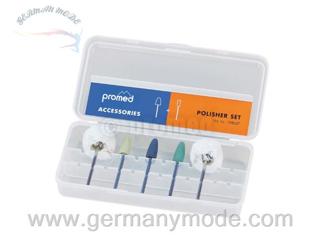 سری پولیش یدکی سوهان برقی پرومد آلمان Promed Polisher Set
