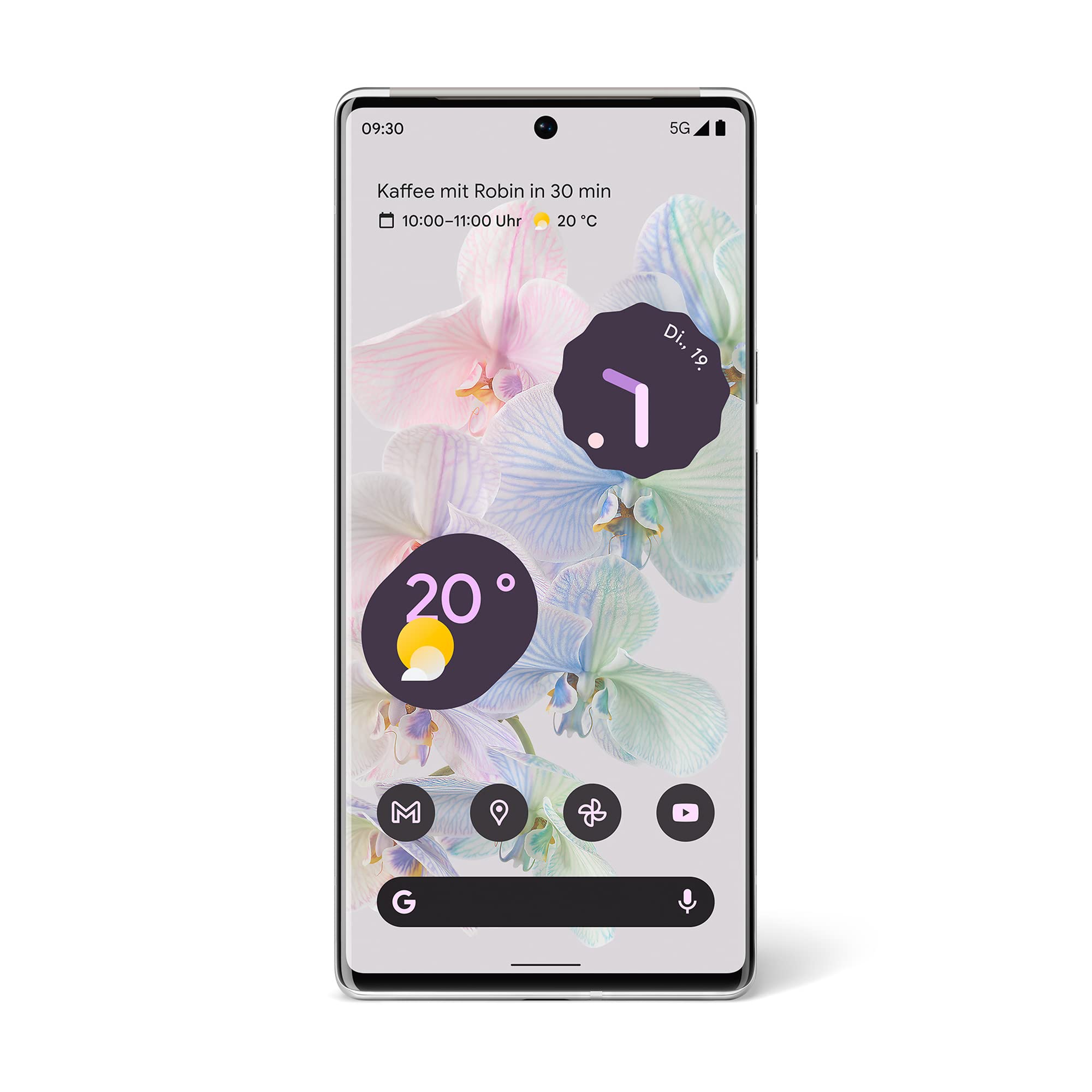 خرید از آمازون - Google Pixel 6 Pro - تلفن هوشمند بدون قفل Android 5G با دوربین 50 مگاپیکسلی و لنز زاویه باز - [128 گیگابایت] - ابری سفید Pixel 6 Pro 128 گیگابایت ابری سفید