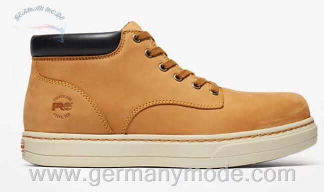 بوت کار مردانه تیمبرلند آمریکا TIMBERLAND DISRUPTOR STEEL TOE CHUKKA WORK BOOTS FOR MEN IN YELLOW