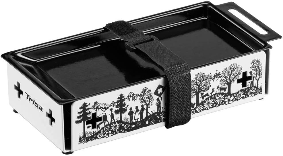 راکلت با شمع تریزا سوئیس مدل TRISA Raclette Trisa Ktchenette Raclette Weiß, Schwarz برای گرم نگه داشتن انواع غذا