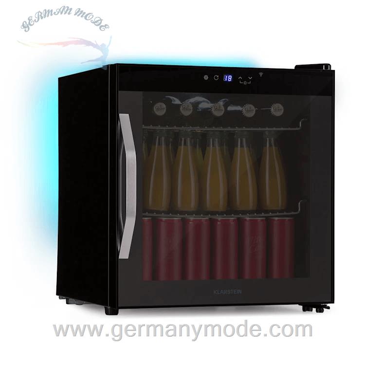 یخچال بطری سرد کن 47 لیتری کلارشتاین آلمان Klarstein Coachella 50 Onyx Weinkuhlschrank Schwarz 47 Ltr