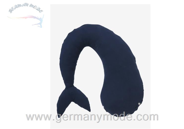 بالش مخصوص شیردهی نوزاد و بارداری ورت فرانسه Vertbaudet Stillkissen Wal - blau/wollweiß