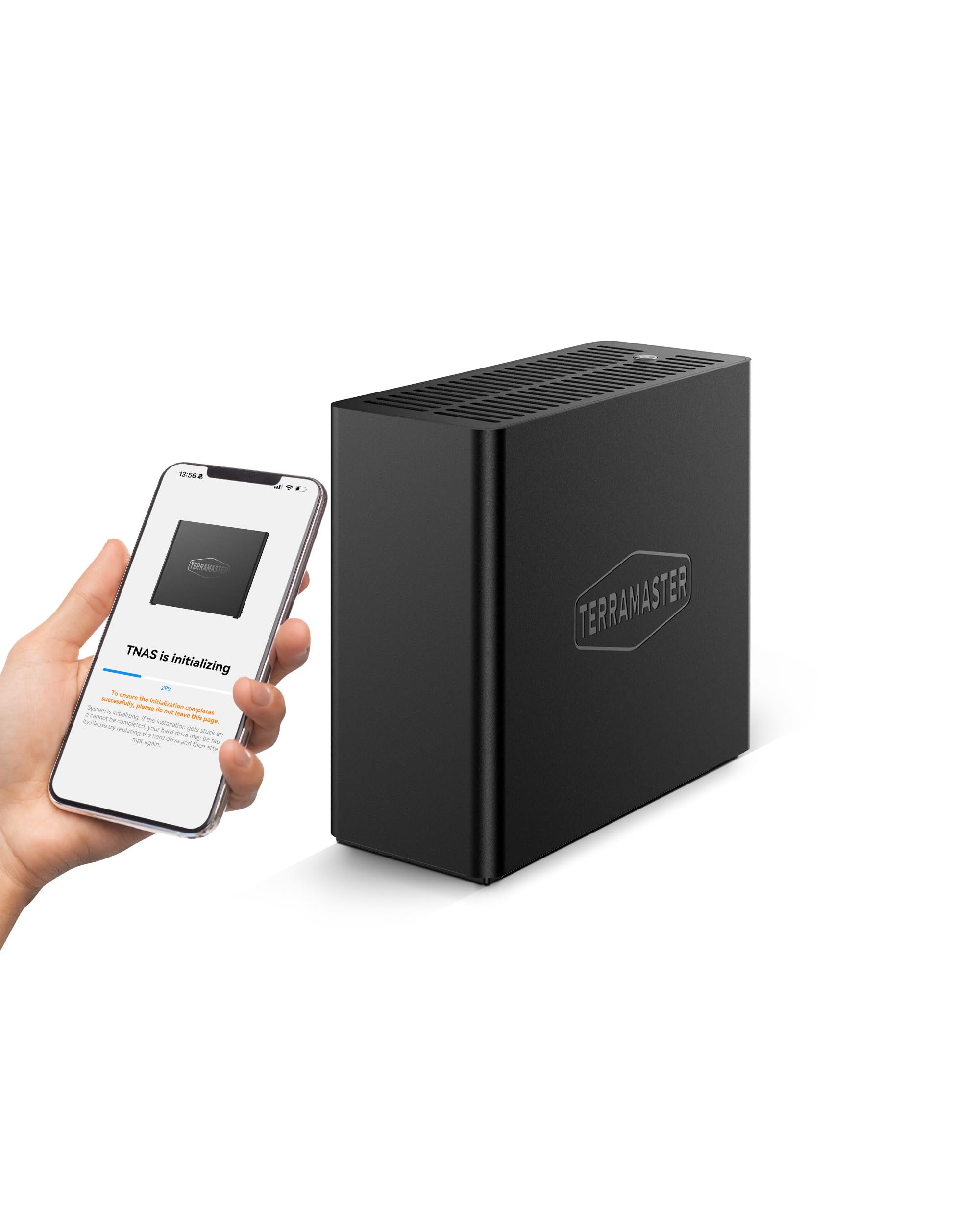 حافظه NAS SSD TERRAMASTER F4 - سرور NAS تمام SSD با ظرفیت 4 عدد، پردازنده چهار هسته‌ای N95، رم 8 گیگابایتی DDR5، پورت 5GbE، حافظه متصل به شبکه با کارایی بالا (بدون دیسک) در اندازه کف دست