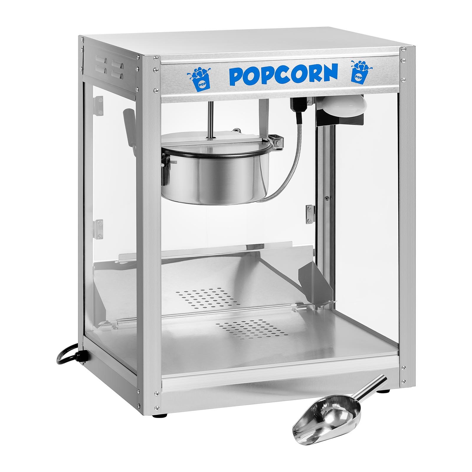 پاپ کورن ساز Royal Catering RCPS-1350 وات، خروجی تقریبی 6 کیلوگرم در ساعت، قطر ظرف 21.5 سانتی متر