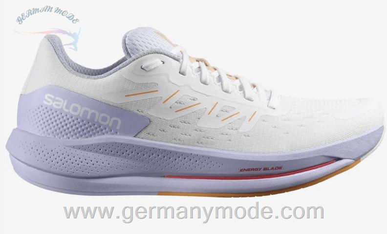 کتانی ورزشی زنانه سالامون فرانسه SALOMON SPECTUR Laufschuhe Damen White Purple Heather Blazing Orange