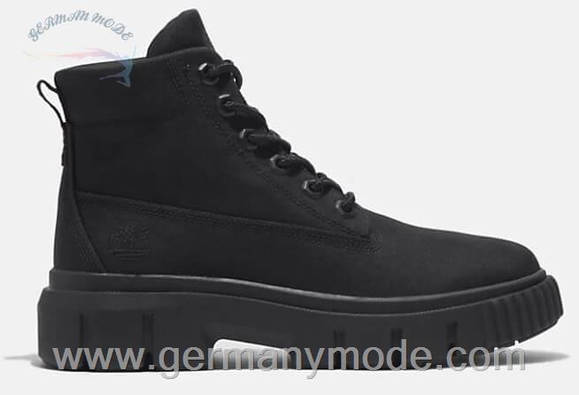 بوت زنانه تیمبرلند آمریکا TIMBERLAND GREYFIELD CANVAS BOOTS FOR WOMEN IN BLACK